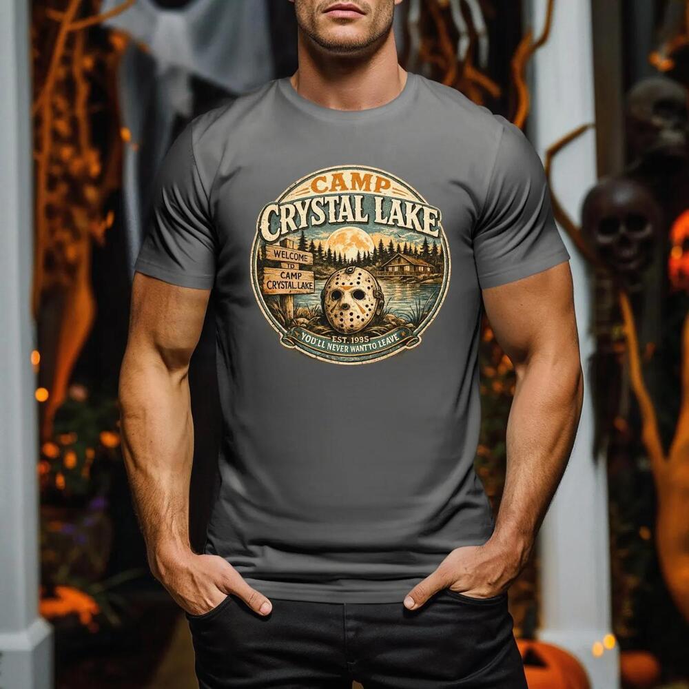 Camp Crystal Lake Inspired Halloween Shirt Halloween Horror Movie Tee